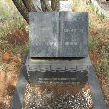 HOLTZHAUSEN Sarel Jacobus 1887-19?7