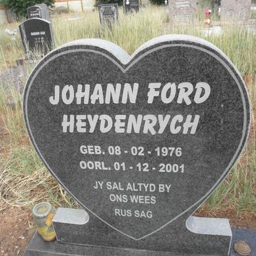 HEYDENRYCH Johann Ford 1976-2001
