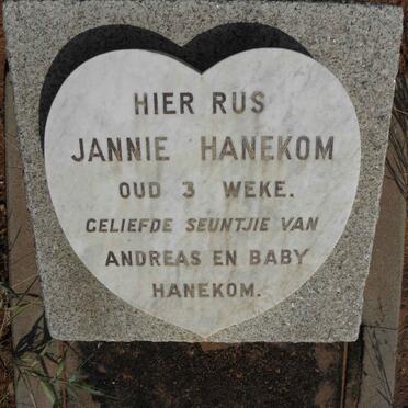 HANEKOM Jannie