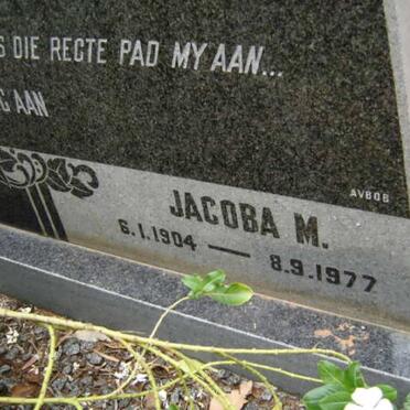 HOLTZHAUSEN Jacoba M. 1904-1977