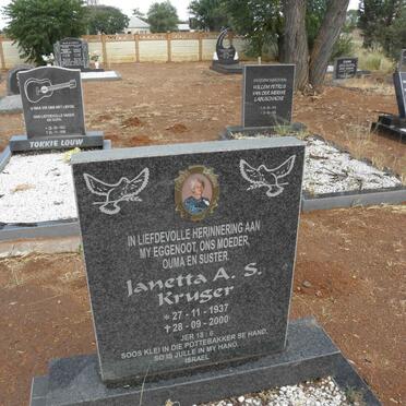 KRUGER Janetta A.S. 1937-2000