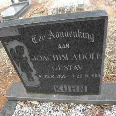 KÜHN Joachim Adolf Gustav 1959-1960