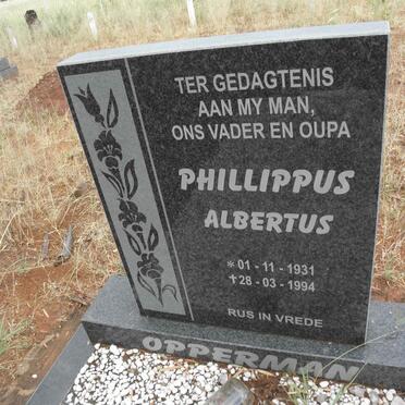 OPPERMAN Phillippus Albertus 1931-1994