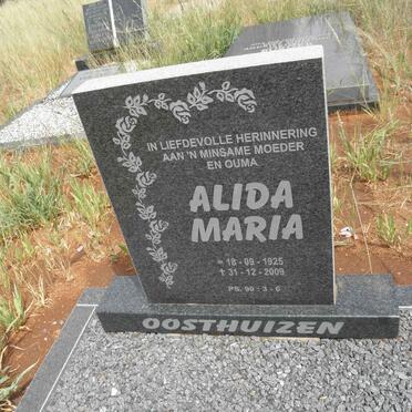 OOSTHUIZEN Alida Maria 1925-2009