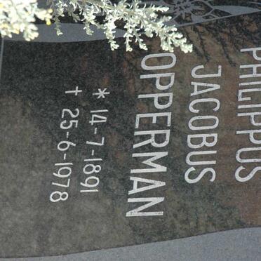 OPPERMAN Philippus Jacobus 1891-1978
