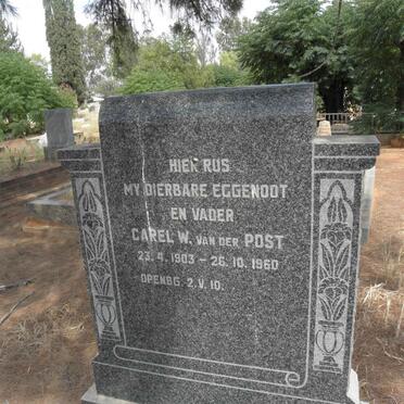 POST Carel W., van der 1903-1960
