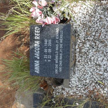 REED Anna Jacoba 1940-2006