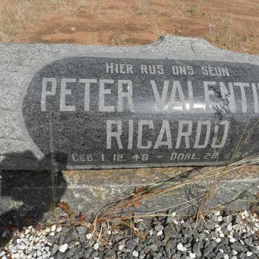 RICARDO Peter Valentino 1948-1964