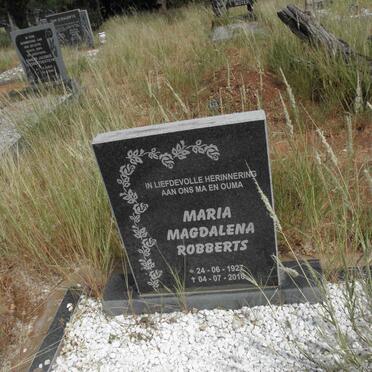 ROBBERTS Maria Magdalena 1927-2010