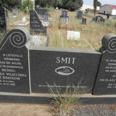 SMIT John Nicolaas Francois 1898-1968 &amp; Hendrika Wilhelmina HANEKOM 1904-19?2