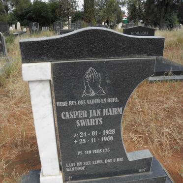 SWARTS Casper Jan Harm 1928-1966