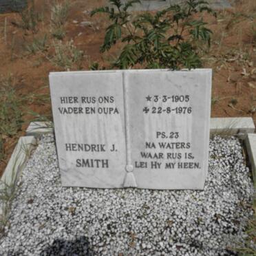 SMITH Hendrik J. 1905-1976