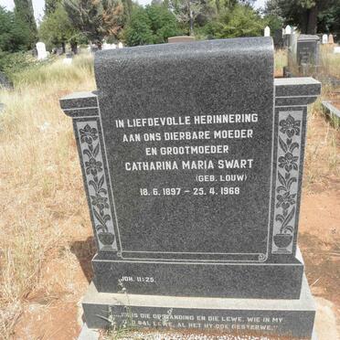 SWART Catherina Maria nee LOUW 1897-1968