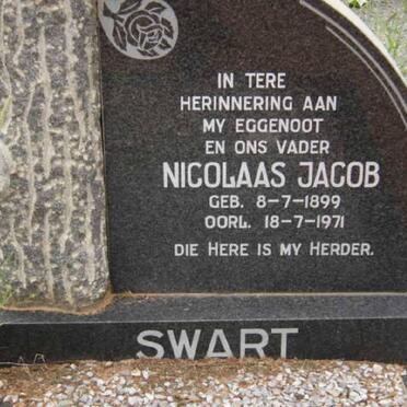 SWART Nicolaas Jacob 1899-1971 &amp; Johanna Gersina 1899-1983
