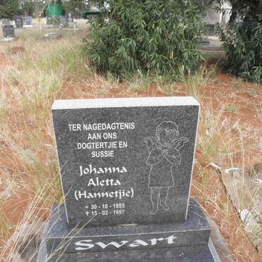 SWART Johanna Aletta 1955-1957