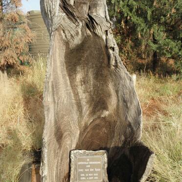 SPUY Joey, van der 1959-1991