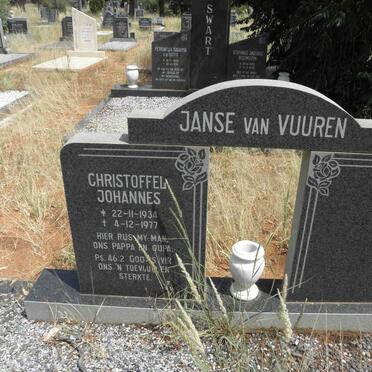 VUUREN Christoffel Johannes, Janse van 1934-1977