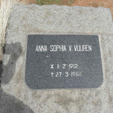 VUUREN Anna Sophia, van 1912-1988