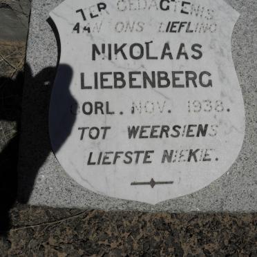 LIEBENBERG Nikolaas -1938