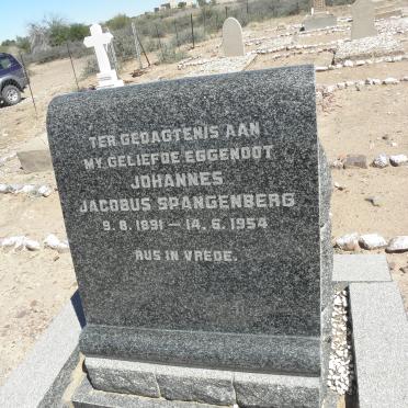 SPANGENBERG Johannes Jacobus 1891-1954