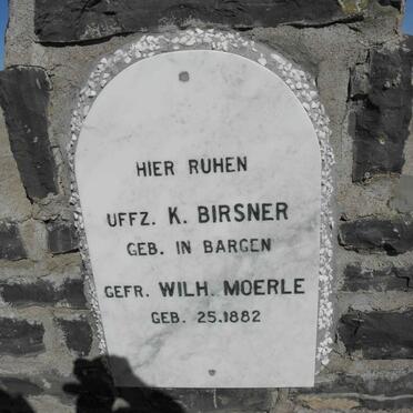 BIRSNER K. :: MOERLE Wilh. 1882-