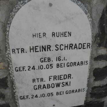 SCHRADER Heinr. -1905 :: GRABOWSKI Friedr. -1905