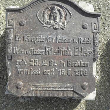 EHLERS Friedrich 1881-1906