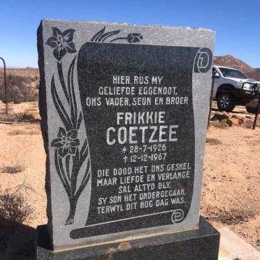 Namibia, KARAS region, Witputz Suid 31, farm cemetery
