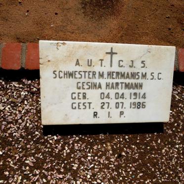 HARTMANN Gesina 1914-1986