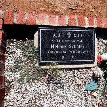 SCHAFER Helene 1925-2016