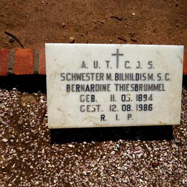 THIESBRUMMEL Bernardine 1894-1986