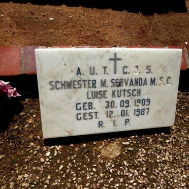 KUTSCH Luise 1909-1987