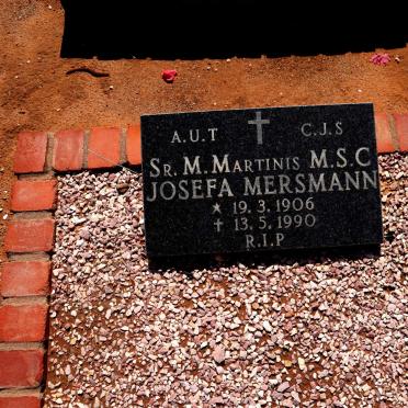 MERSMANN Josefa 1906-1990