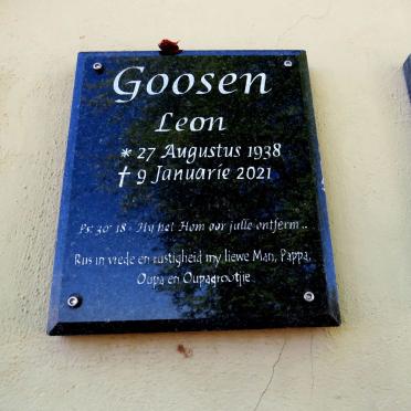 GOOSEN Leon 1938-2021