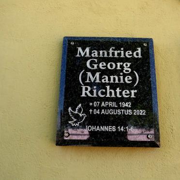 RICHTER Manfried Georg 1942-2022