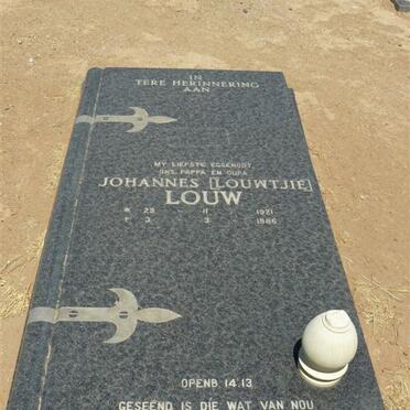 LOUW Johannes 1921-1986