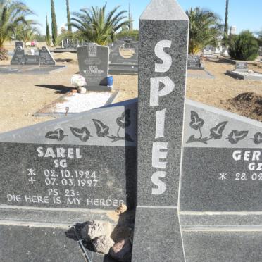 SPIES S.G. 1924-1997 &amp; G.Z. 1922-