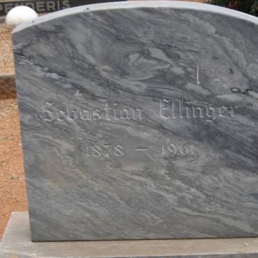 ELLINGER Sebastian 1878-1961