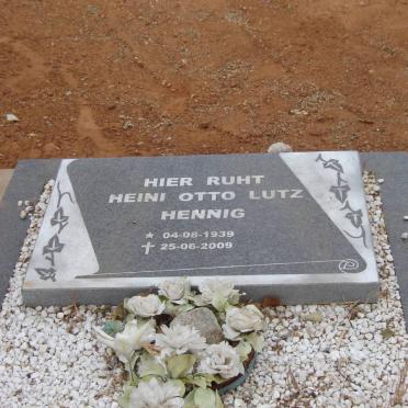 HENNIG Heini Otto Lutz 1939-2009