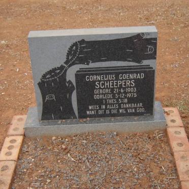 SCHEEPERS Cornelius Coenrad 1903-1975