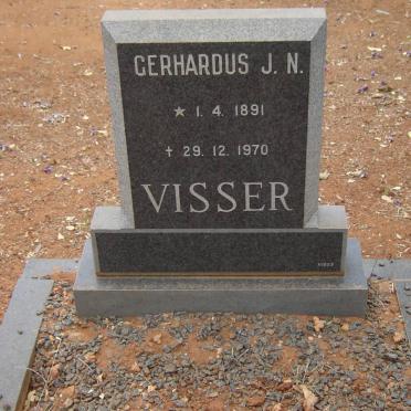 VISSER Gerhardus J.N. 1891-1970