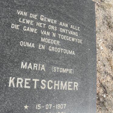 KRETSCHMER Maria 1907-1991