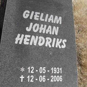 HENDRIKS Gieliam Johan 1931-2006