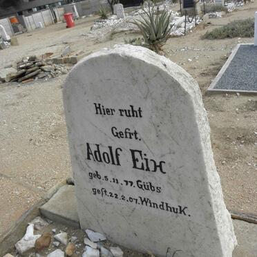 EIX Adolf 1877-1907