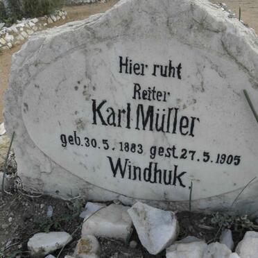 MÜLLER Karl 1883-1905