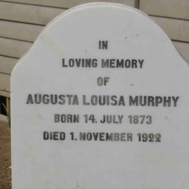 MURPHY Augusta Louisa 1873-1922