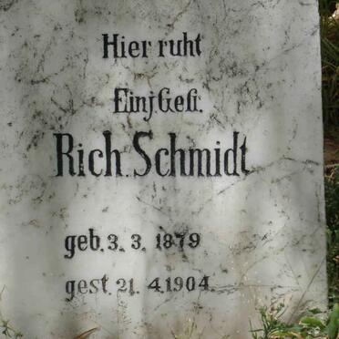 SCHMIDT Rich. 1879-1904
