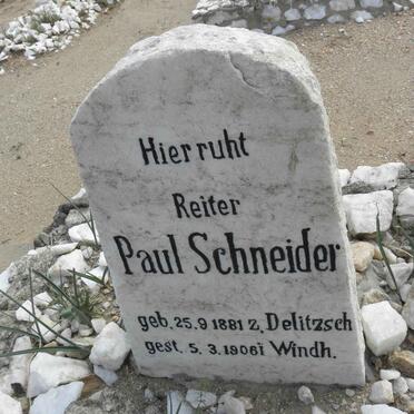 SCHNEIDER Paul 1881-1906