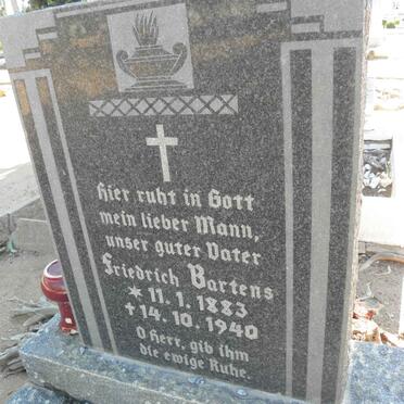 BARTENS Friedrich 1883-1940