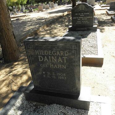 DAINAT Hildegard nee HAHN 1908-1983